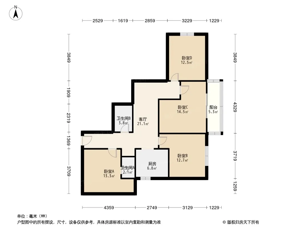 汉华苑户型图
