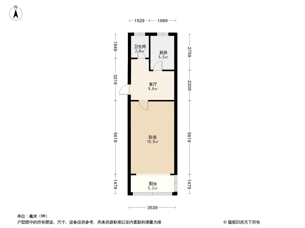 胜古北里户型图