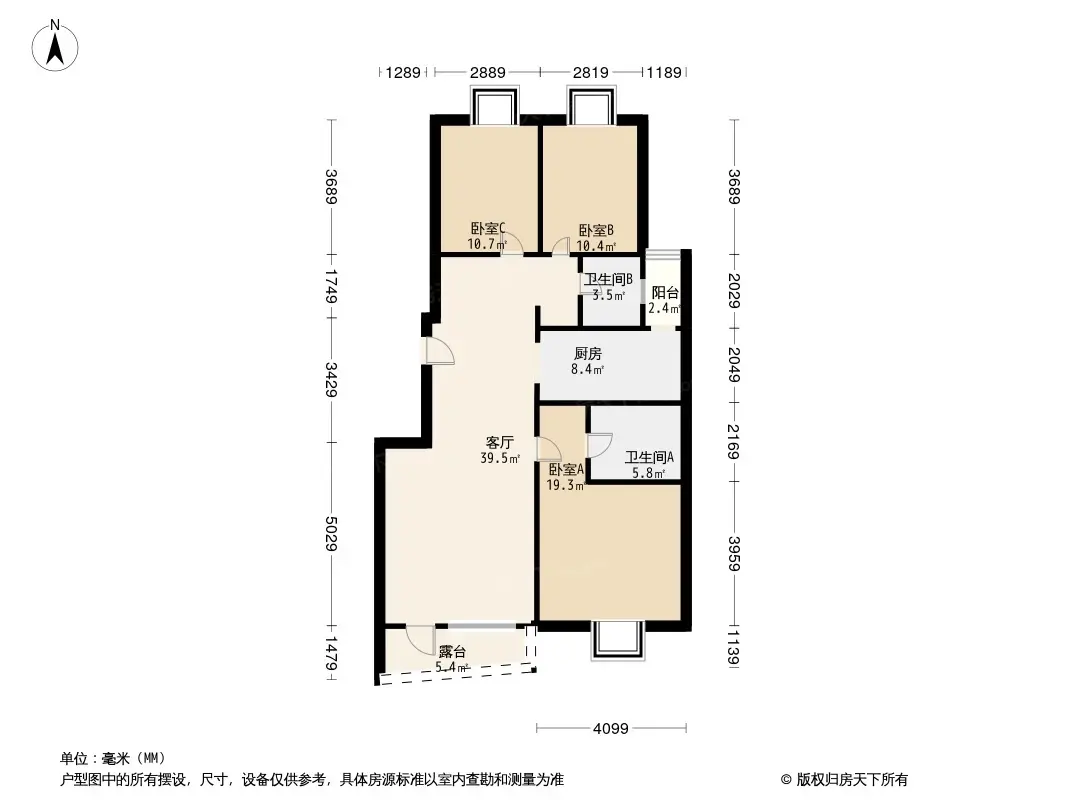 泰达芳林园户型图