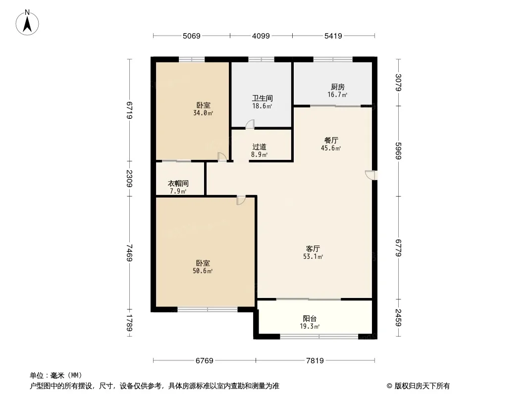 荣安月园户型图