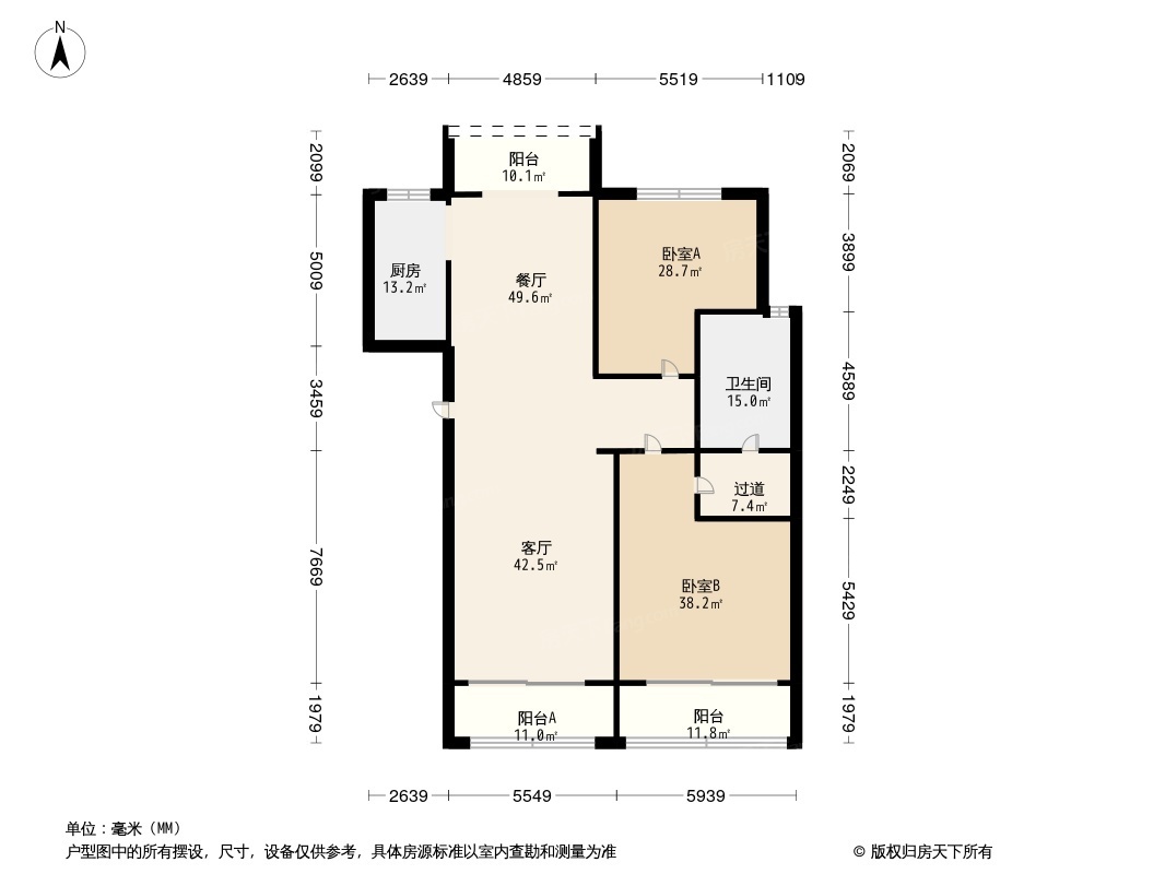 龙湖原山户型图