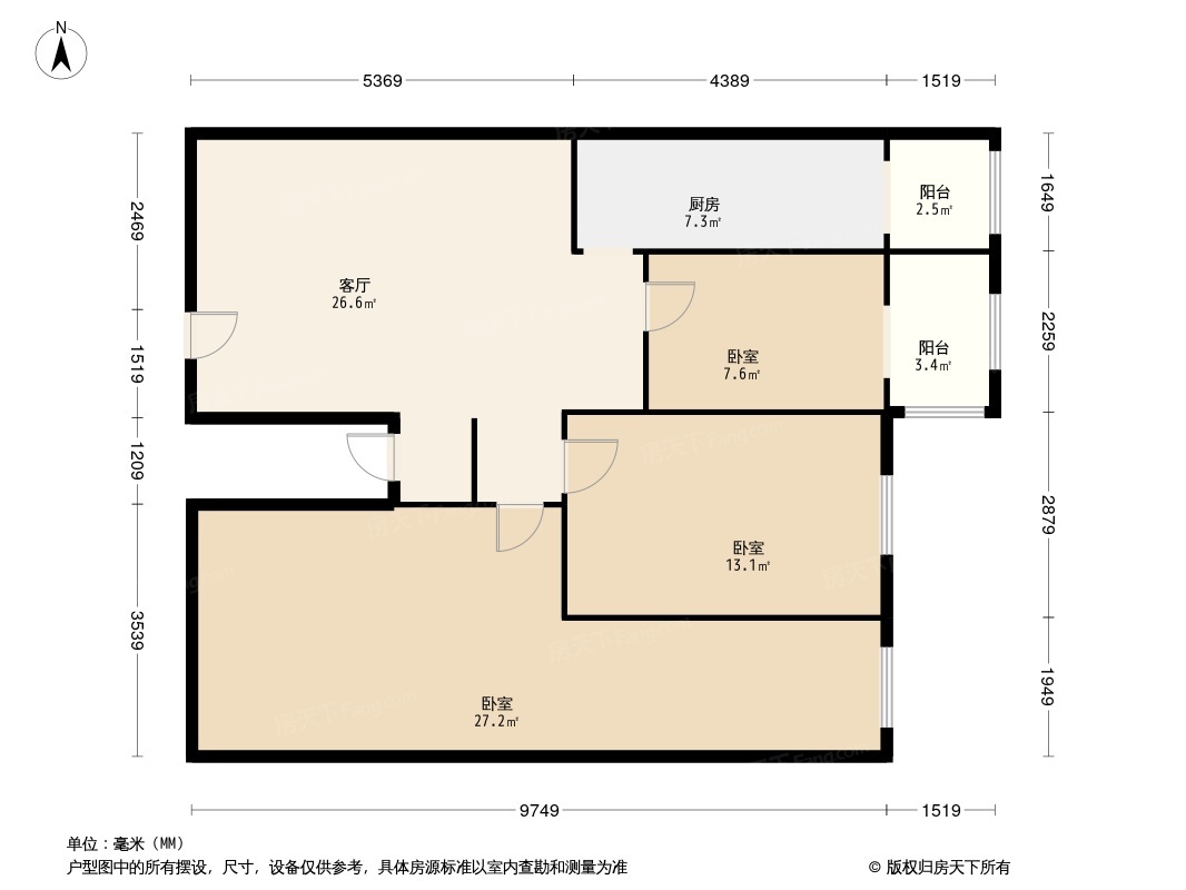 上龙西里户型图