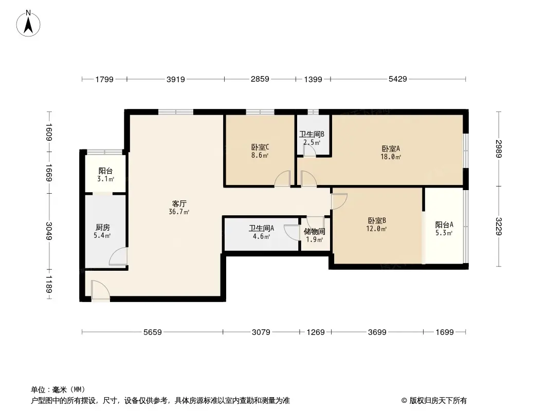 慧忠北里户型图