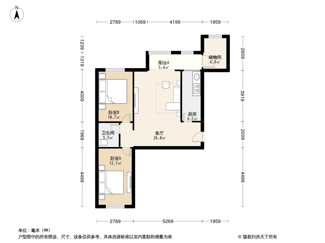 太阳星城火星园户型图