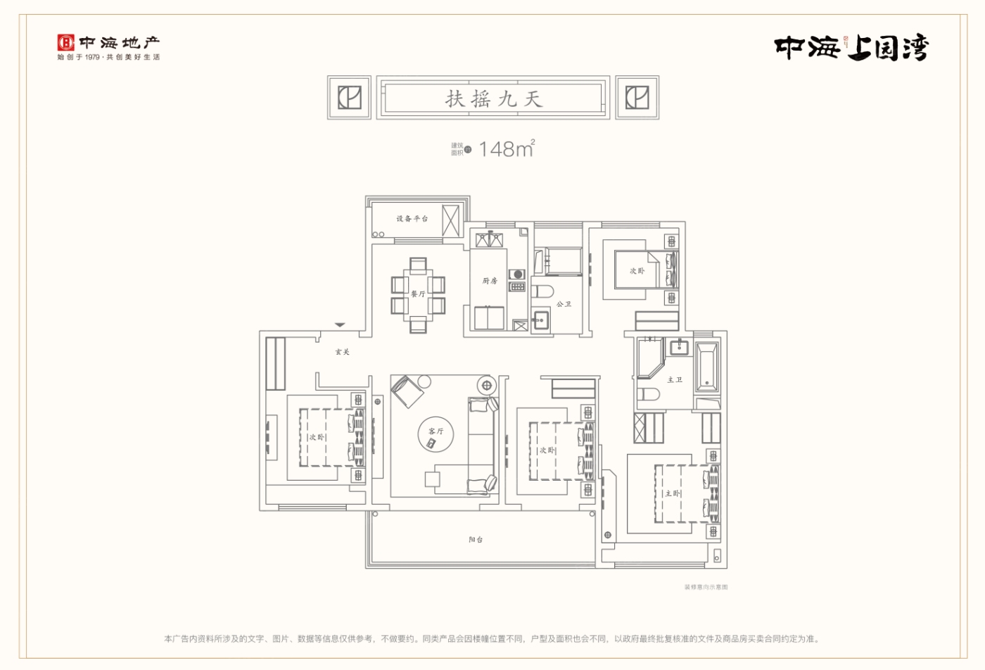 中海上园湾户型类别:4居,8居户型面积:148.00平方米-435.