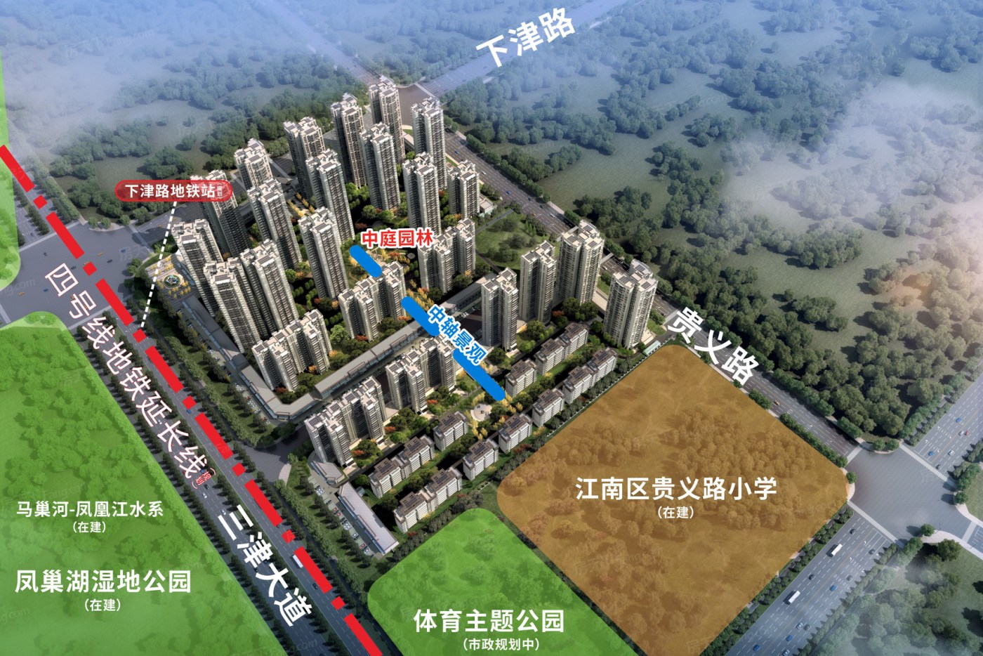 改善住房？为你搜罗2023年10月南宁江南的热门四居室楼盘！