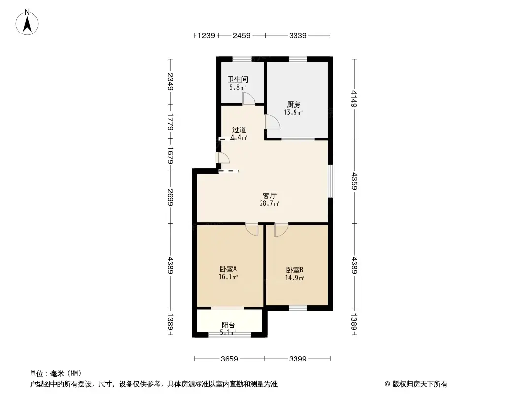 富贵北园户型图