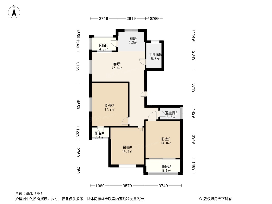 濠东小苑户型图