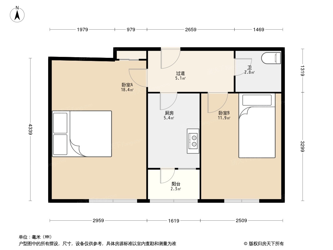 车公庄西路35号院户型图