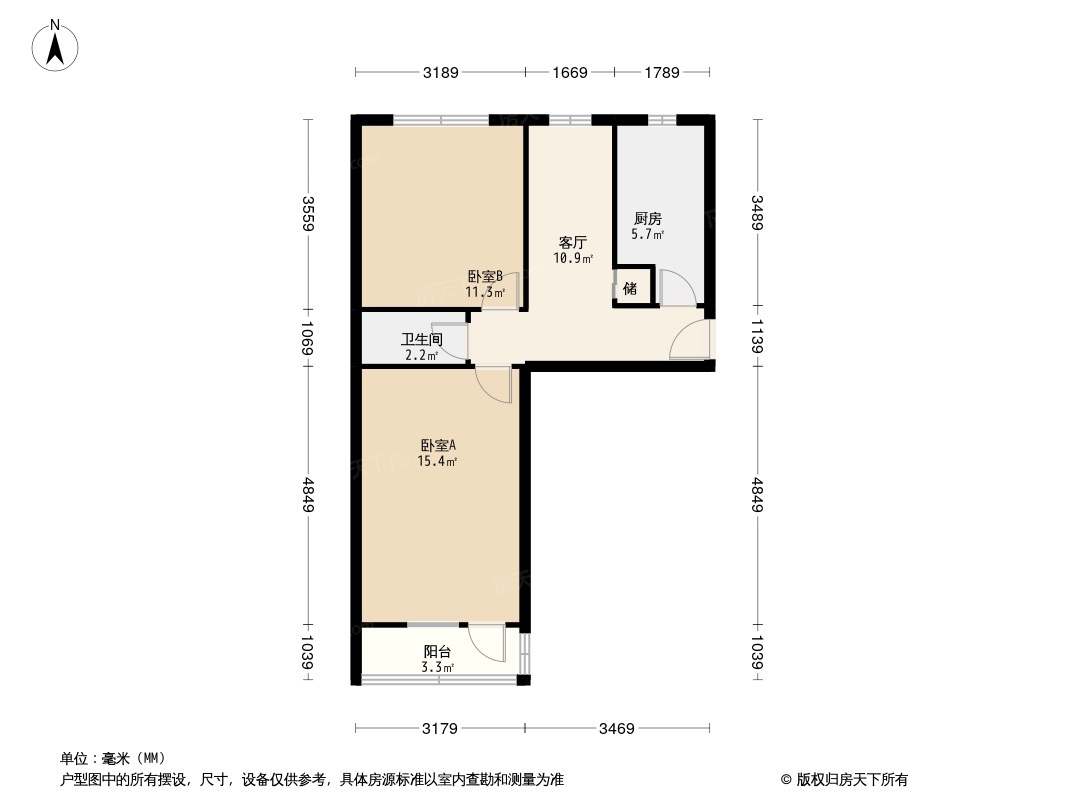 团结湖中路北一条户型图