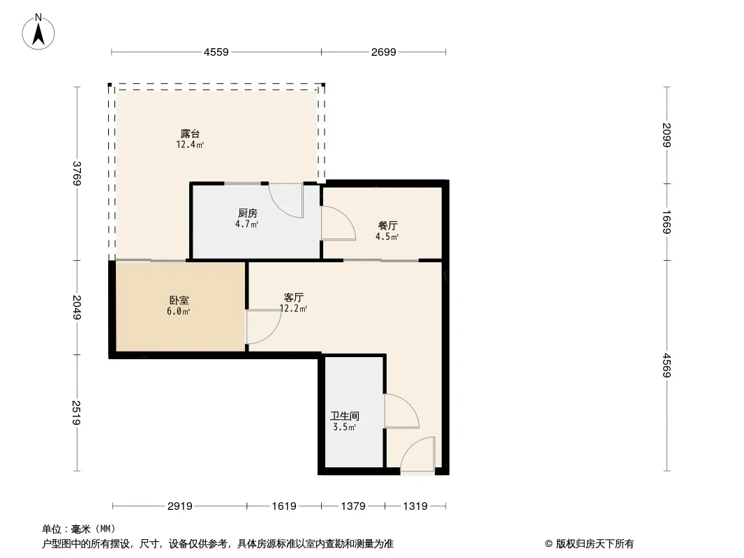 北欧丽景户型图