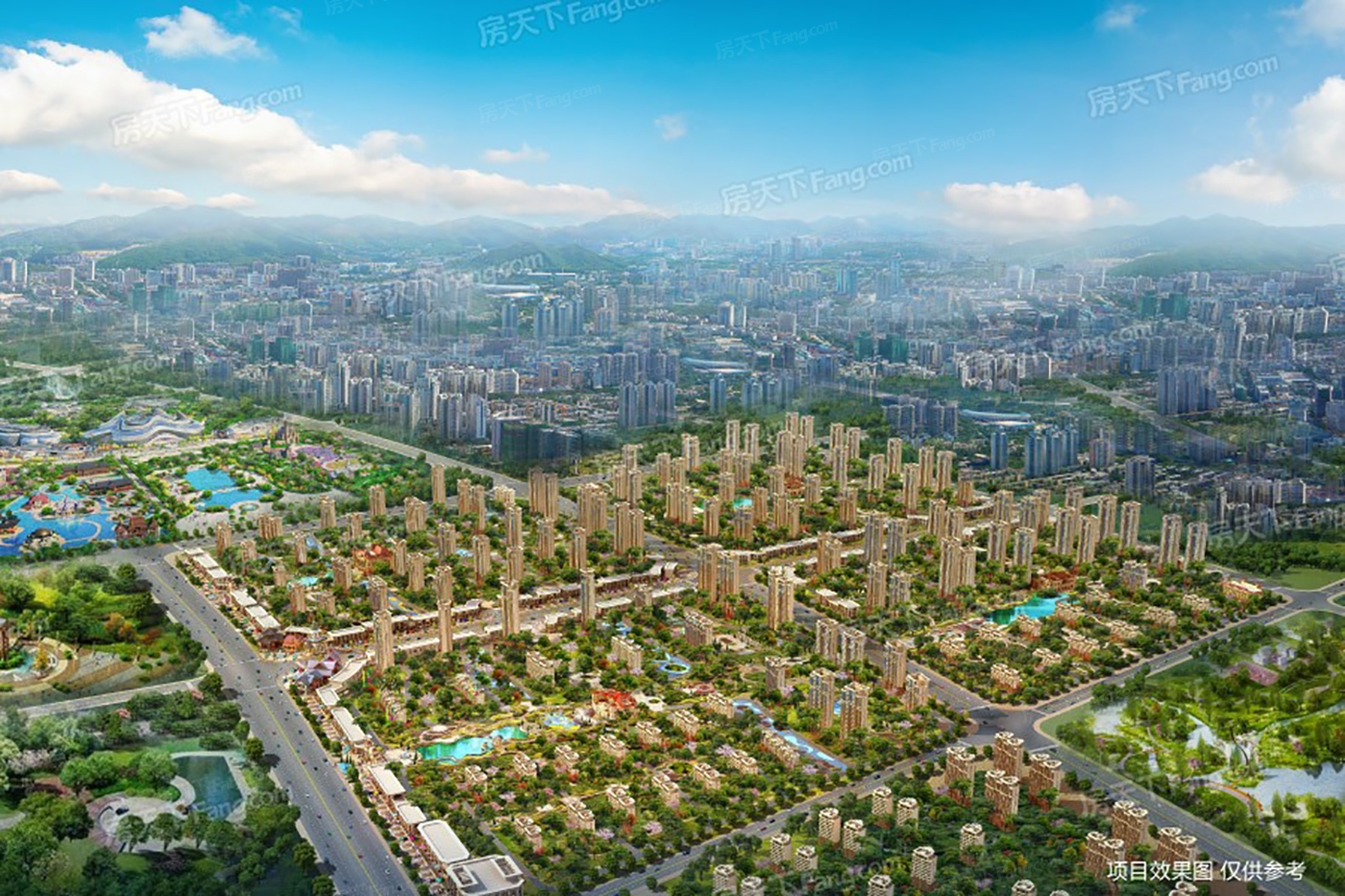 效果图:整体鸟瞰图