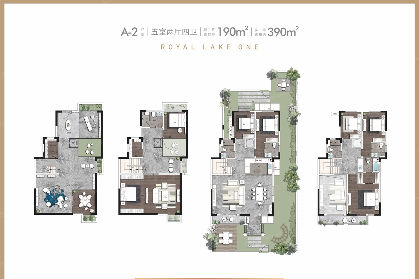 陕建·御湖壹号户型图