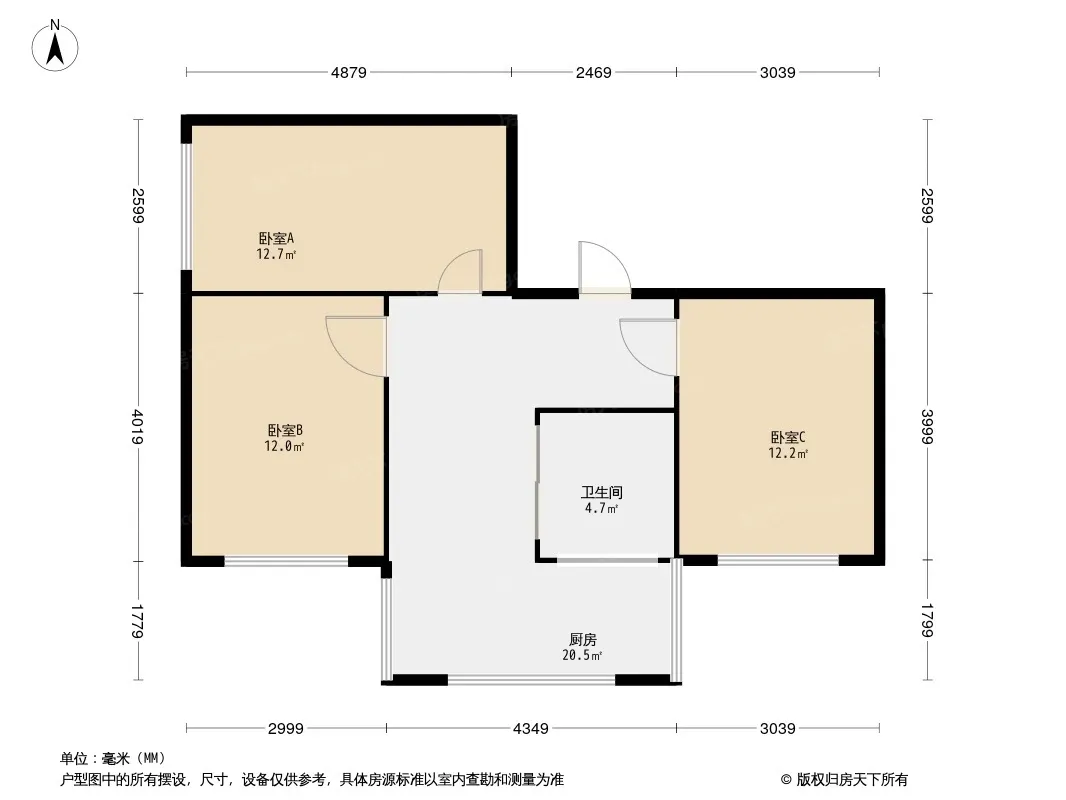 解困小区户型图