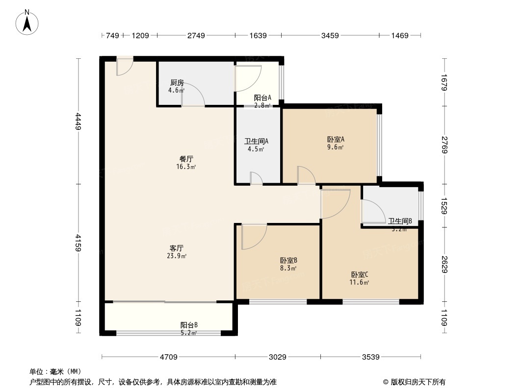 现代花园户型图