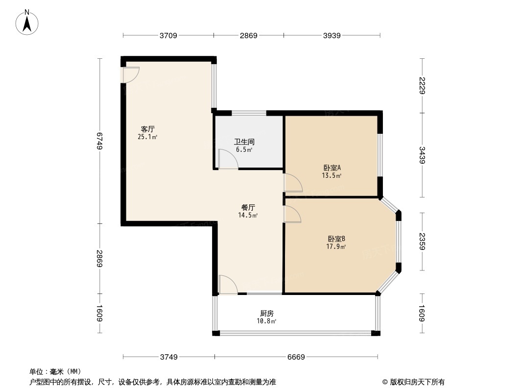 晋福大厦户型图