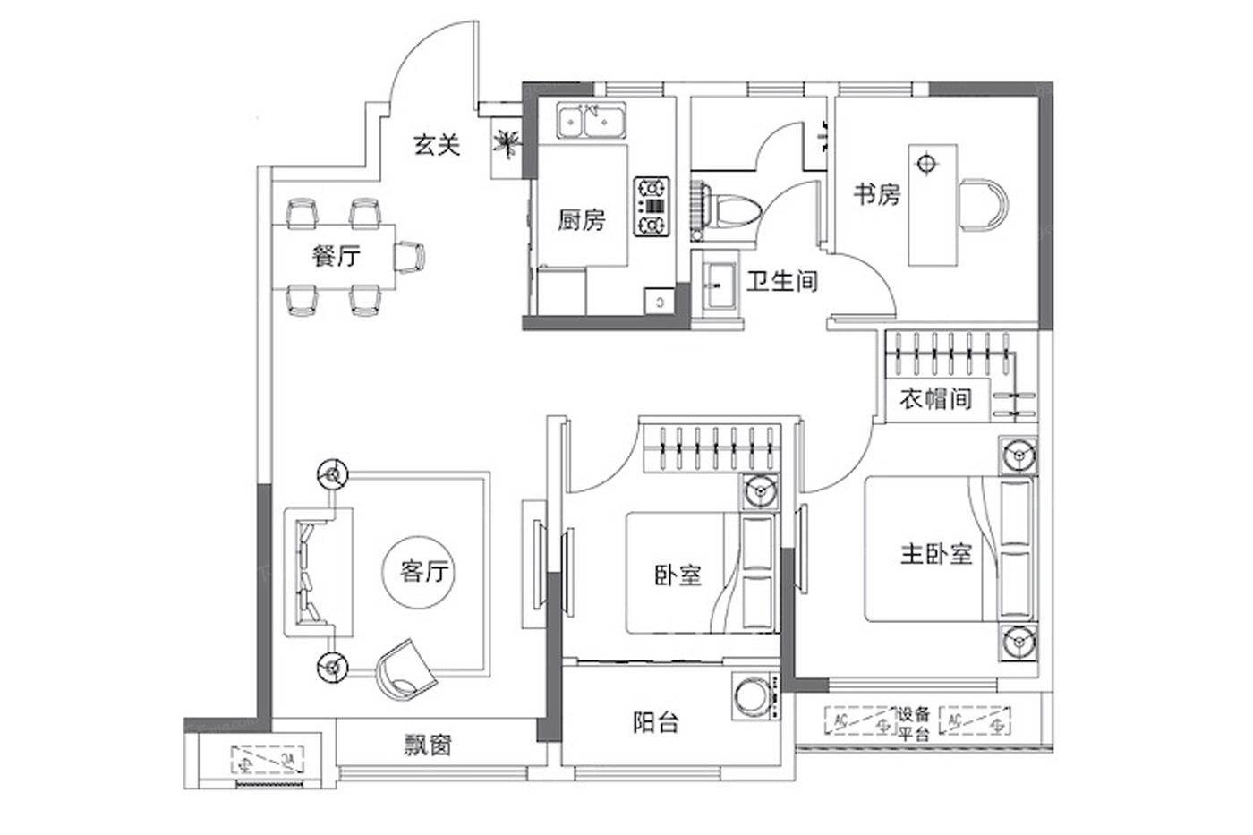 济高绿城桂语朝阳户型图