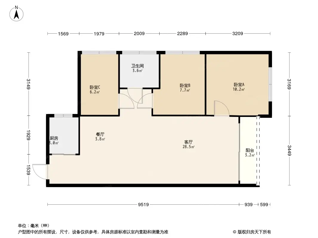 万科金悦华庭户型图