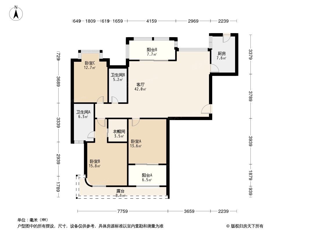 建发中央湾区二期户型图