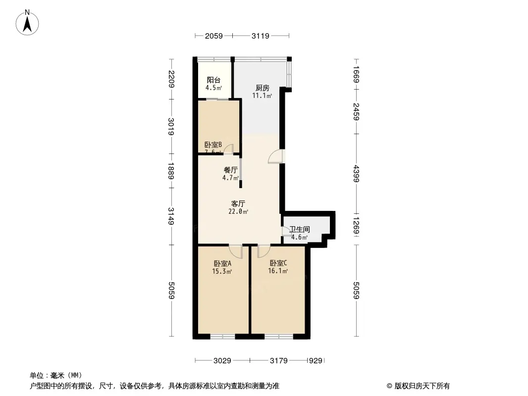 财政厅宿舍户型图