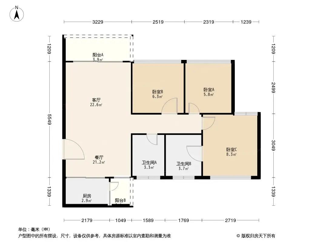 南泰明湾花园户型图