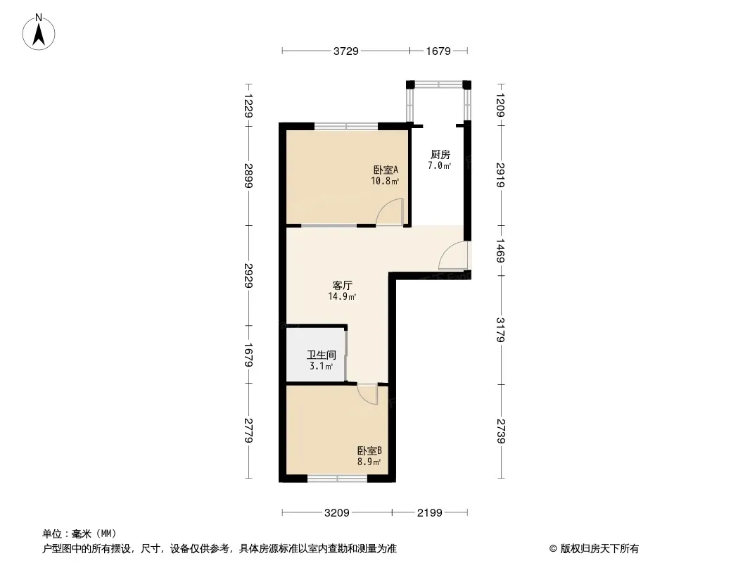 常欣家园2区户型图