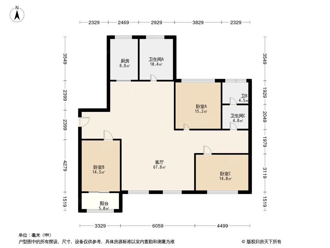 学府东郡户型图