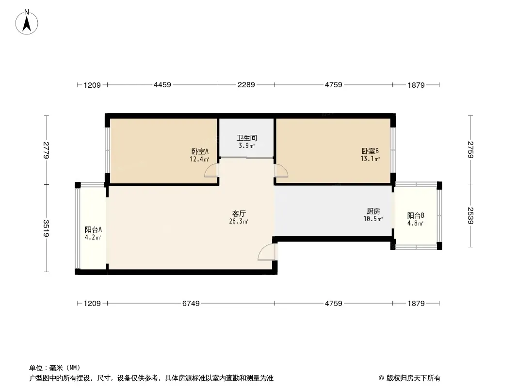 宏盛教师楼户型图