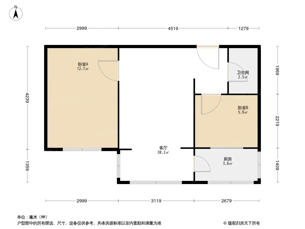 二机床宿舍户型图