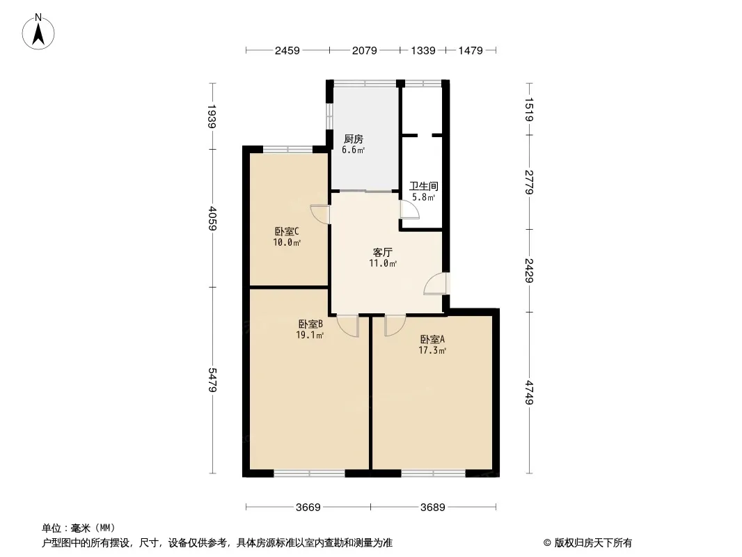 东电小区户型图