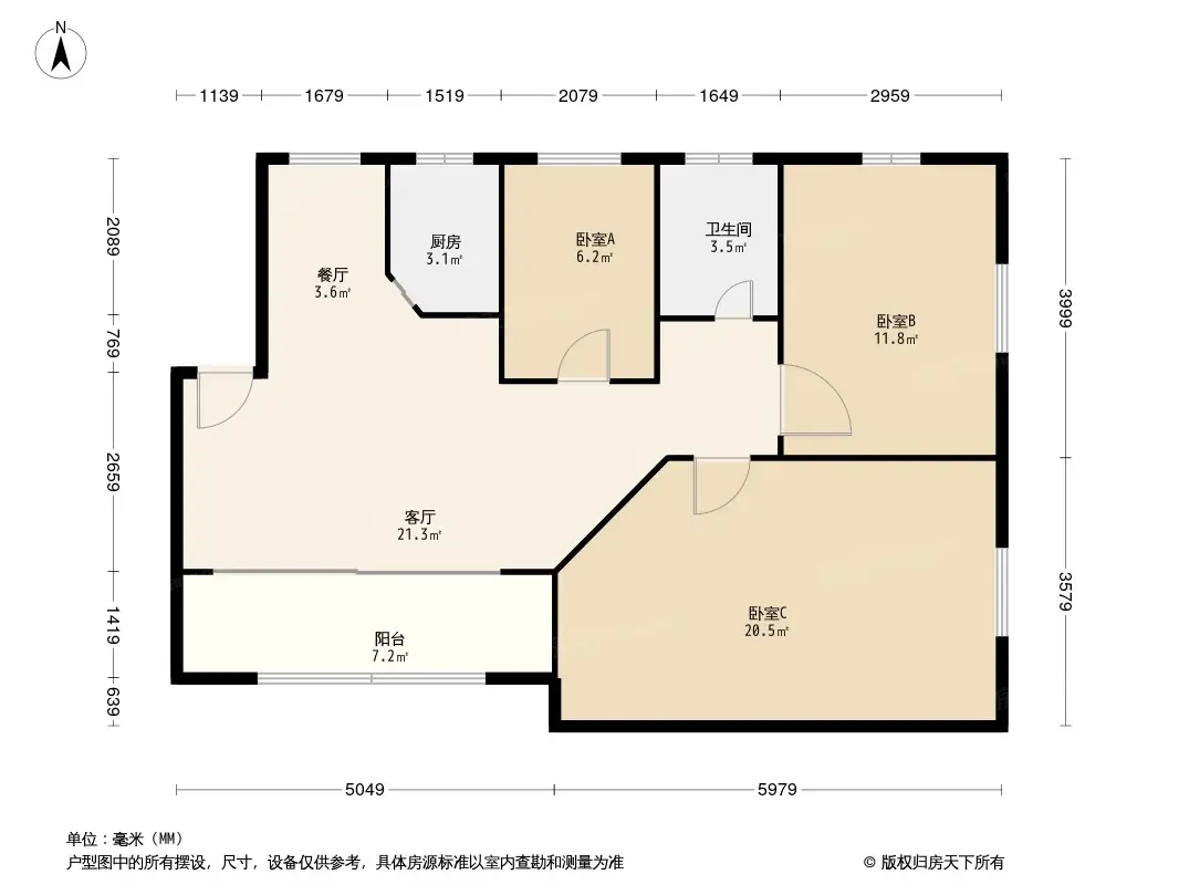 翠前新村户型图