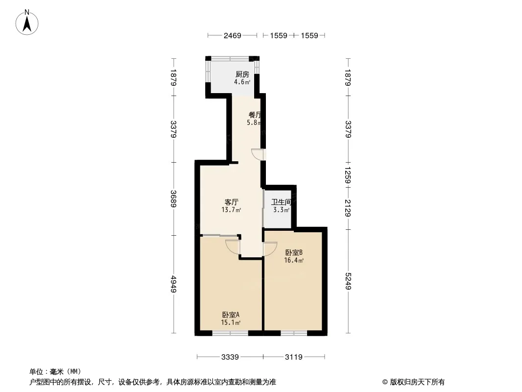 松辽委宿舍户型图