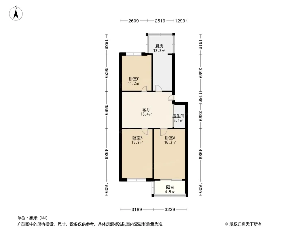 泰翔小区户型图