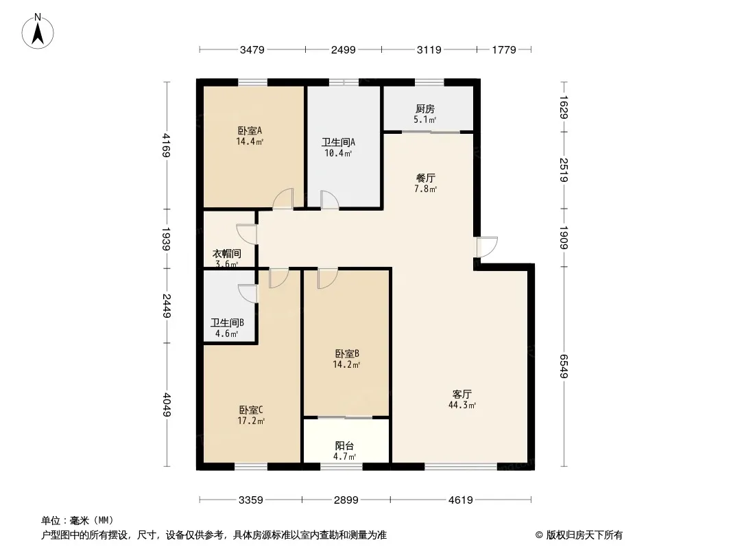 雷沃花苑户型图