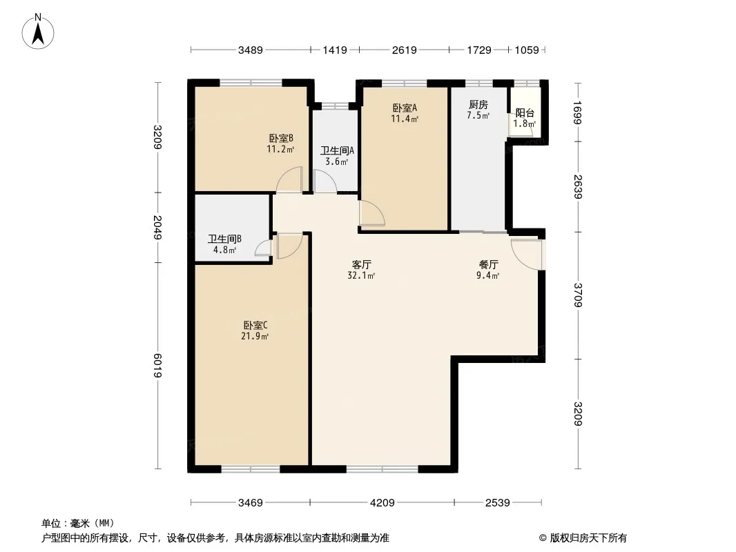 富苑华城户型图