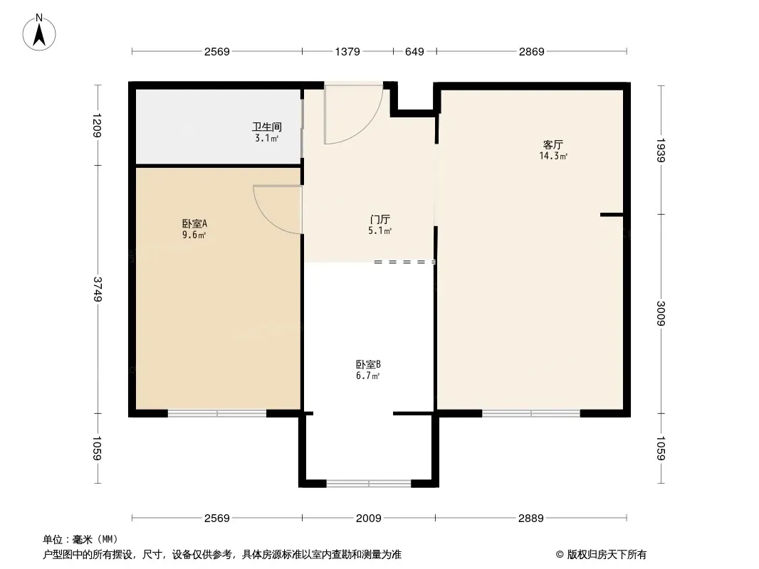 塞纳阳光户型图