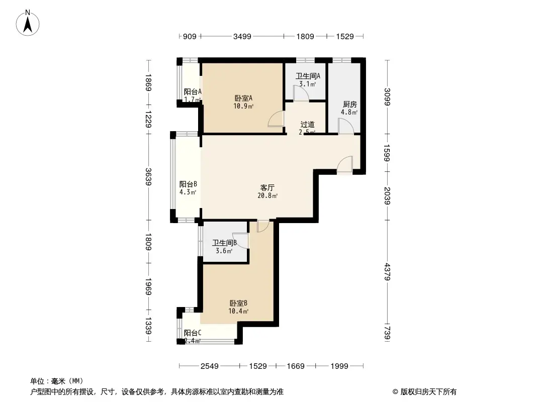 金谷美丽城户型图