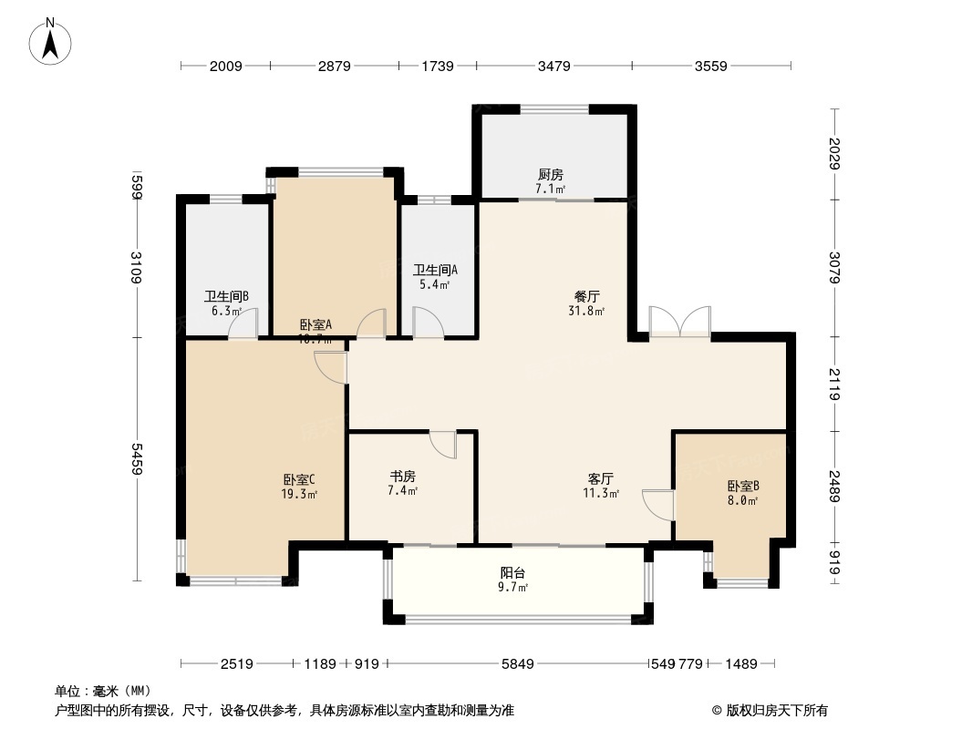 世茂金科博翠江山户型图