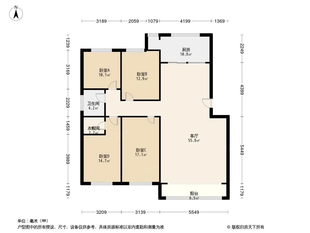 宝丰苑户型图