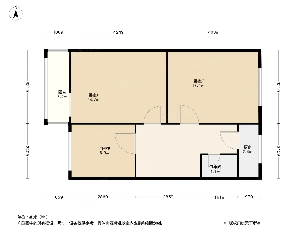 芳林北社区户型图