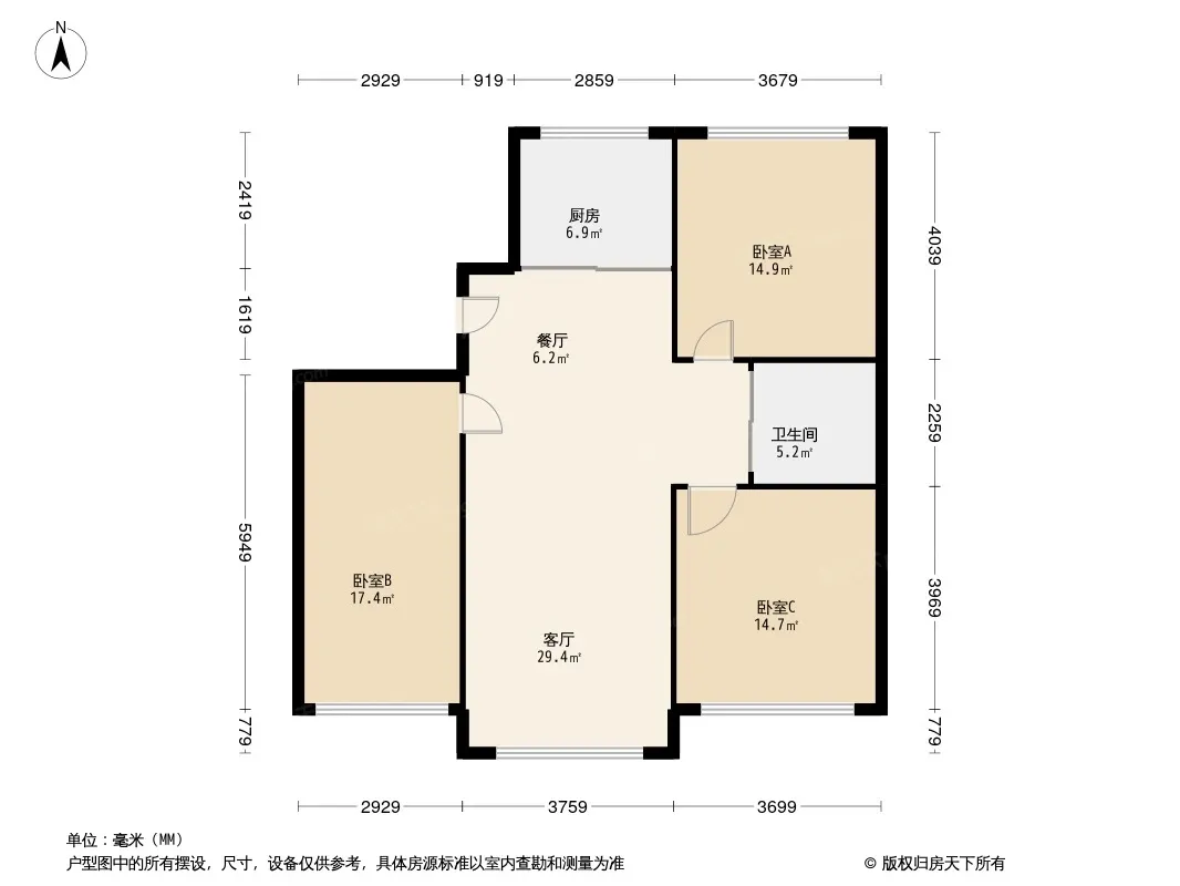融创上城户型图