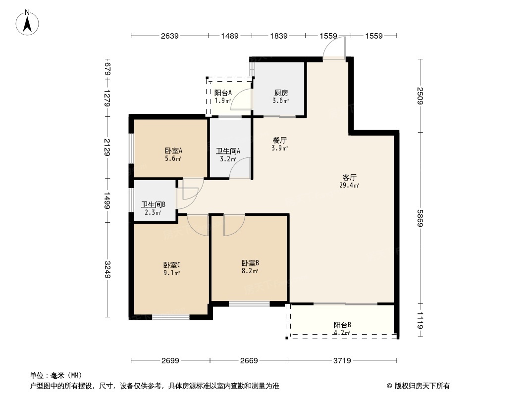 安宇花园户型图