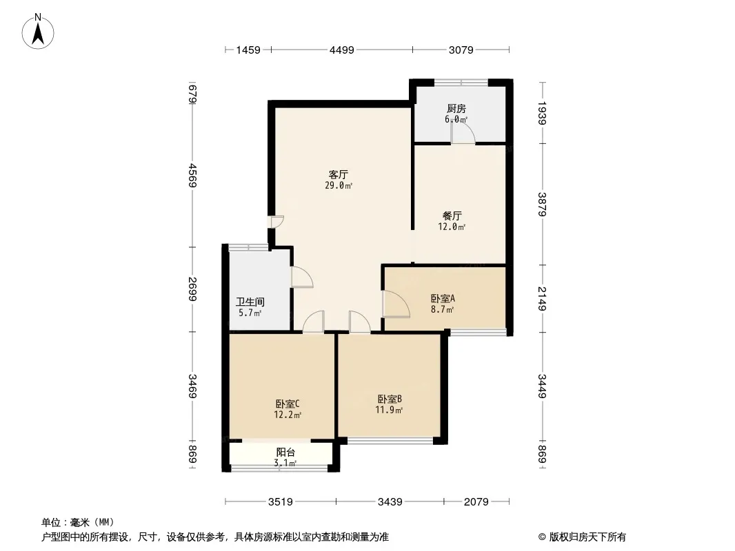 岭南春色户型图