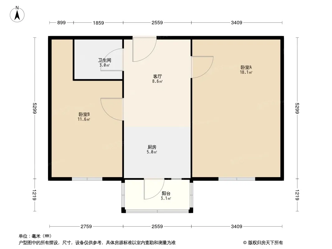 老粮食局宿舍户型图