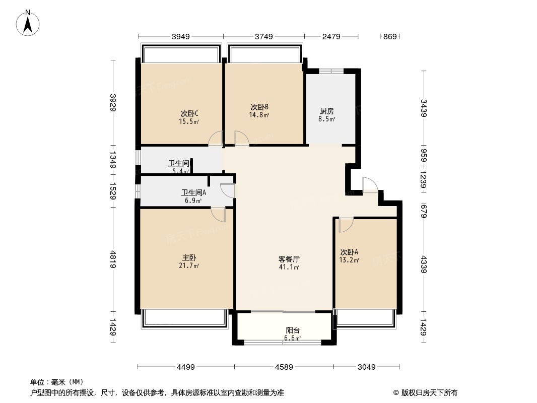 大华朗香公园里户型图