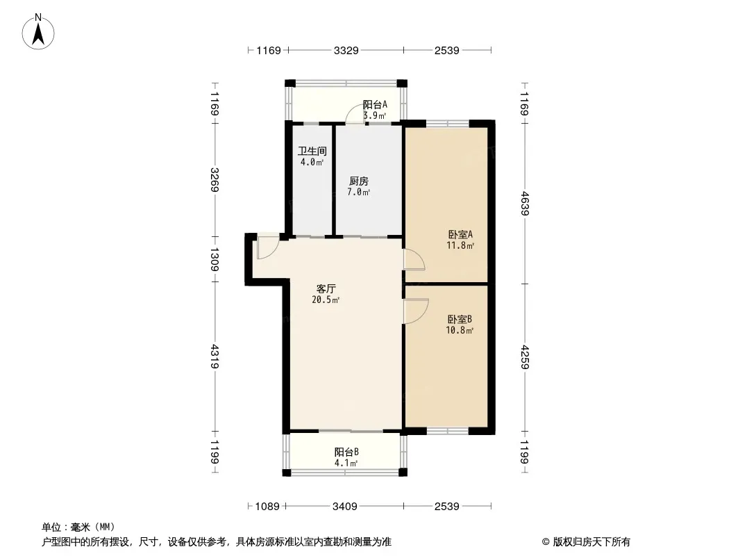 警苑小区户型图