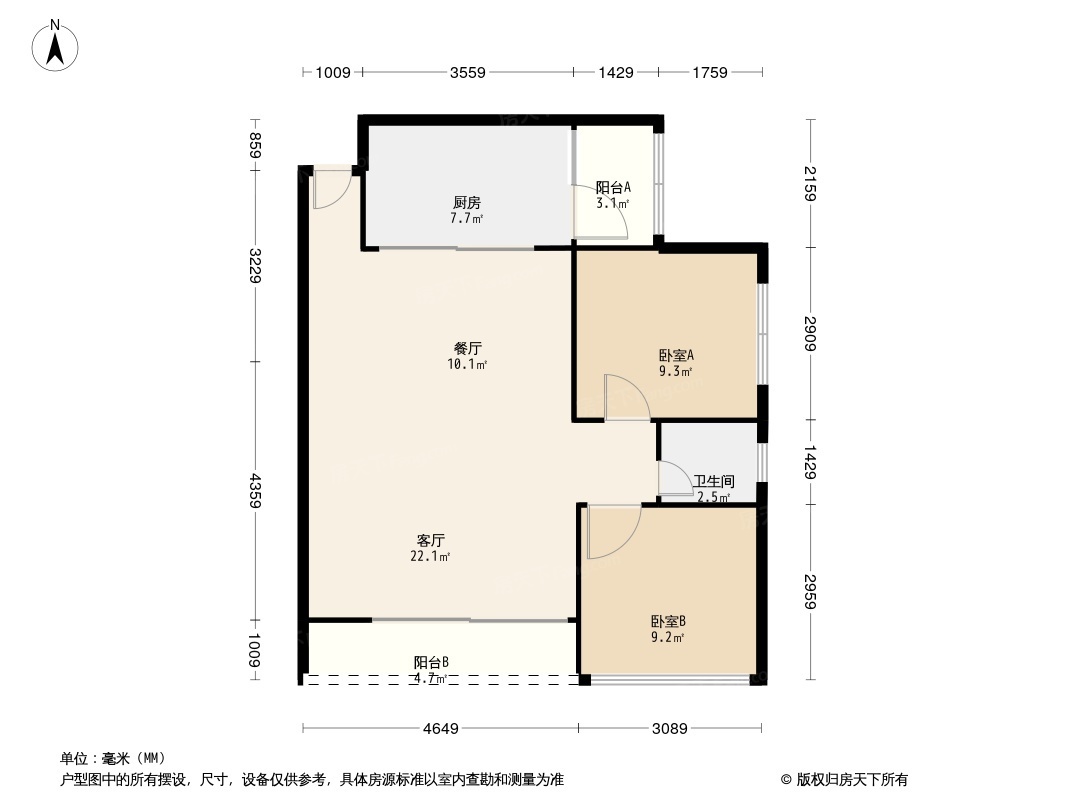 保利海上五月花户型图