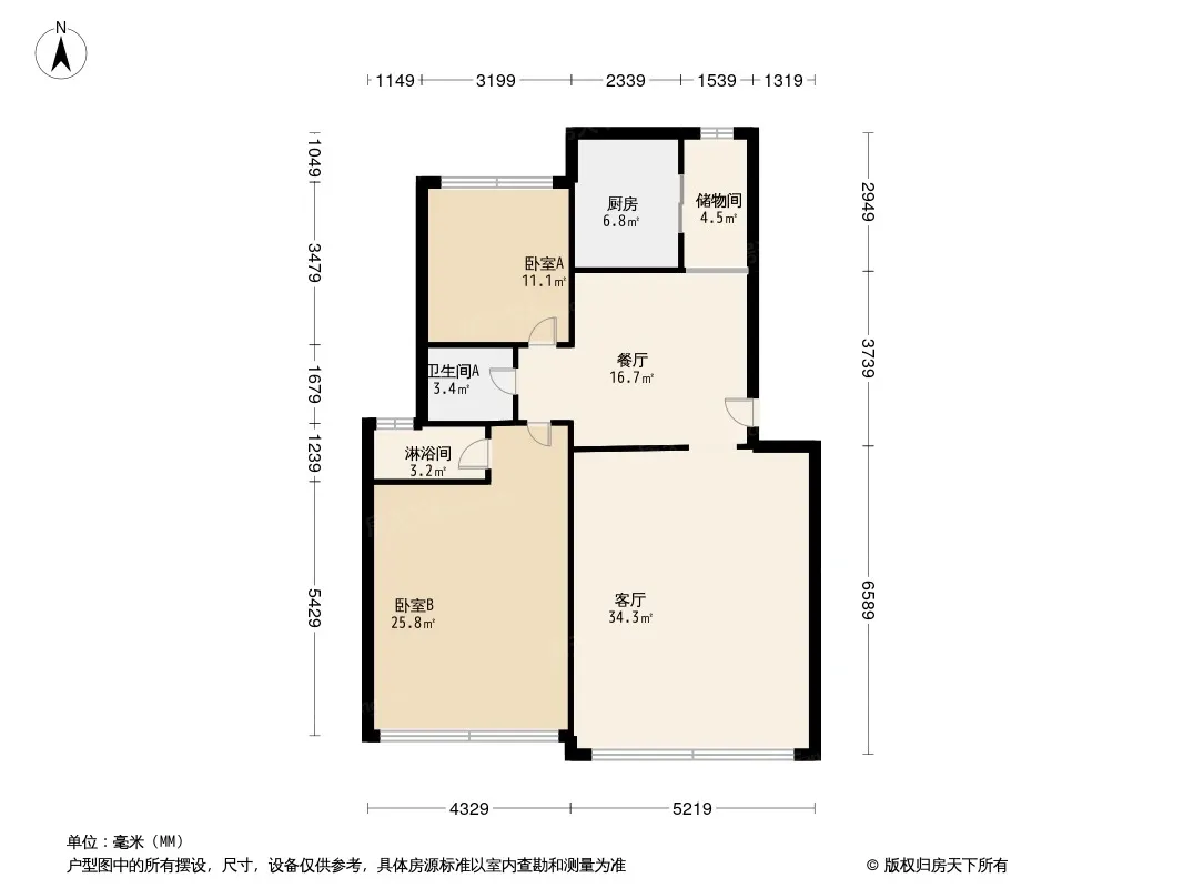 利源花园小区户型图