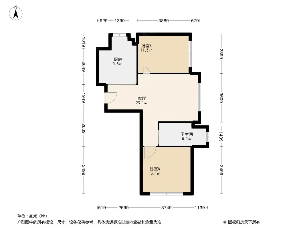 中顺福苑户型图