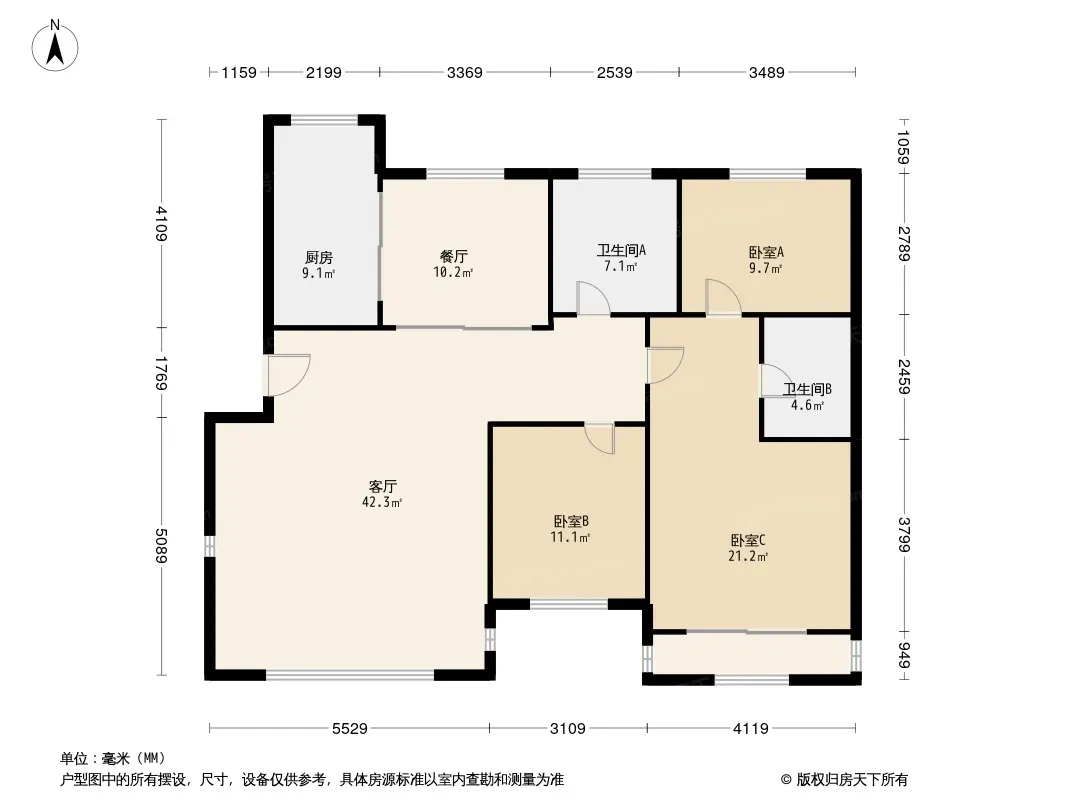 天安城别墅户型图